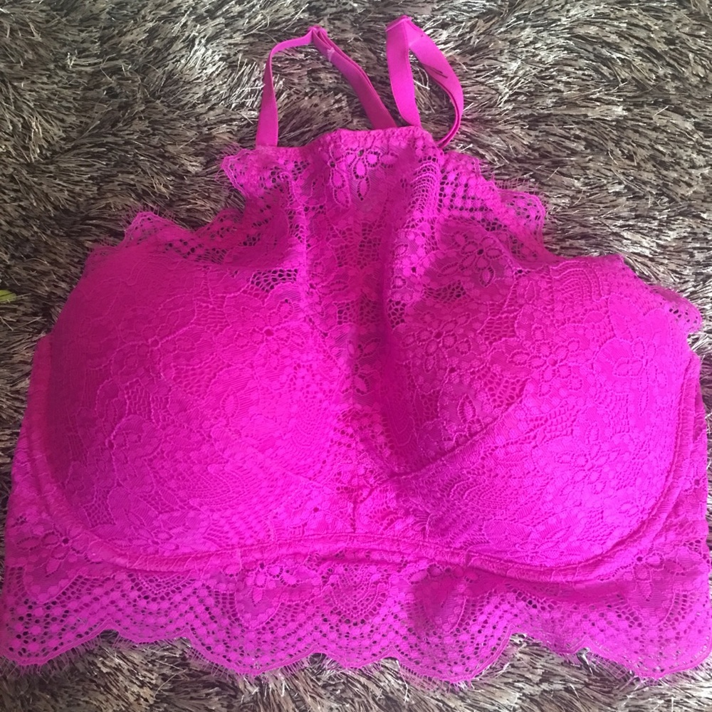 VS Pink lace bralette M (d-dd)